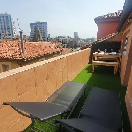 Terrazas De Gueeli 6 Pax Wifi - Garaje - Vistas - Vut-3391-as Хихон